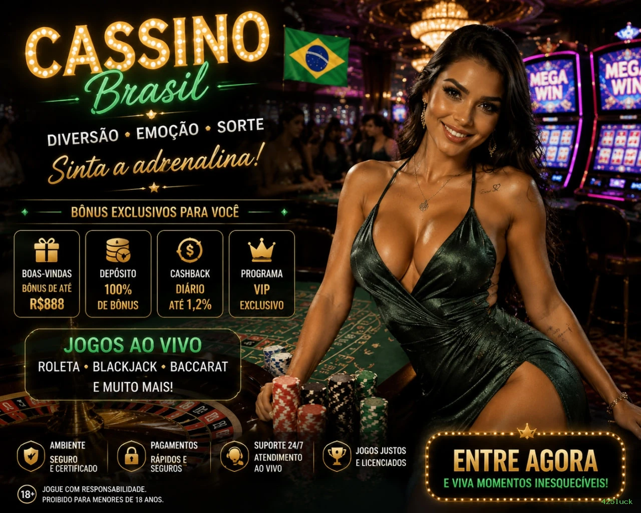 Cassino 425luck - mesas ao vivo e jogos
