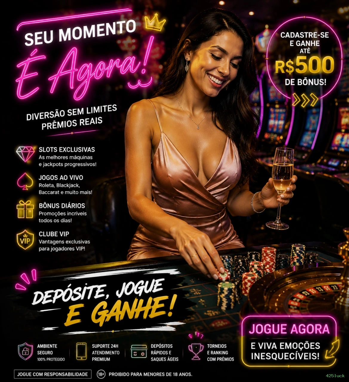 Cashback VIP 425luck - reembolso semanal